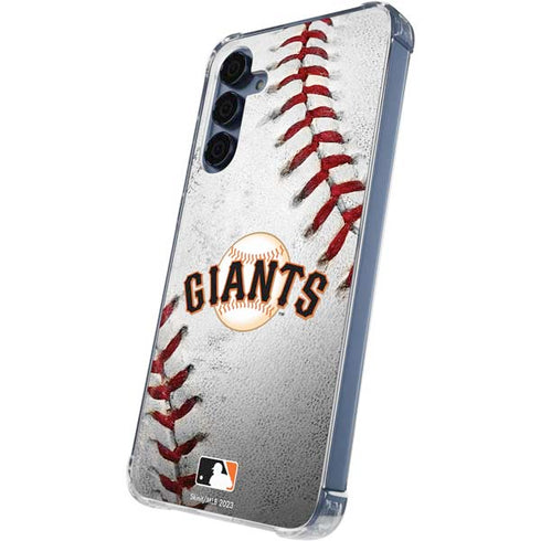 MLB San Francisco Giants Game Ball Galaxy A35 5G Clear Case
